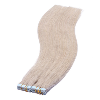 10 x Tape In - Grey / Grau - Hair Extensions - 2,5g - NOVON EXTENTIONS 50 cm