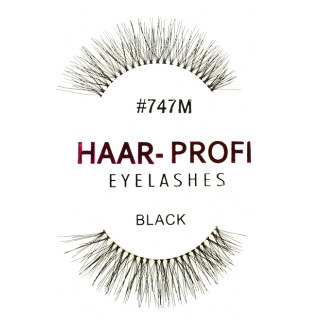 Haar-Profi Eyelash #747M - Black - falsche knstliche echthaar Wimpern strip lash