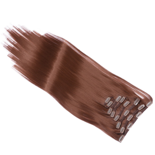 #6 - Clip-In Hair Extensions / 8 Tressen / Haarverlngerung XXL Komplettset 50 cm - Glatt