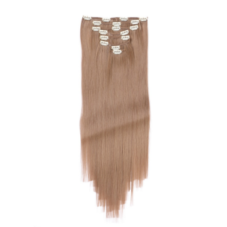 #12 - Clip-In Hair Extensions / 8 Tressen / Haarverlngerung XXL Komplettset 50 cm - Glatt