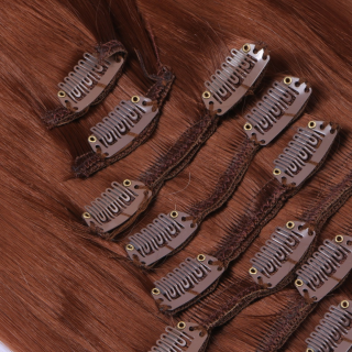 #33 - Clip-In Hair Extensions / 8 Tressen / Haarverlngerung XXL Komplettset 60 cm - Glatt