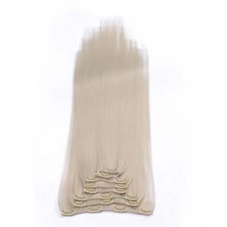 #60 - Clip-In Hair Extensions / 8 Tressen / Haarverlngerung XXL Komplettset 50 cm - Glatt