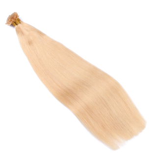 25 x Keratin Bonding Hair Extensions - 24 Goldblond - 100% Echthaar - NOVON EXTENTIONS 40 cm - 1 g