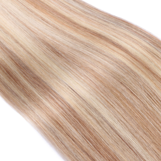 25 x Keratin Bonding Hair Extensions - 12/613 Gestrhnt - 100% Echthaar - NOVON EXTENTIONS 40 cm - 1 g