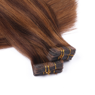 10 x Tape In - 4/30 Gestrhnt - Hair Extensions - 2,5g - NOVON EXTENTIONS