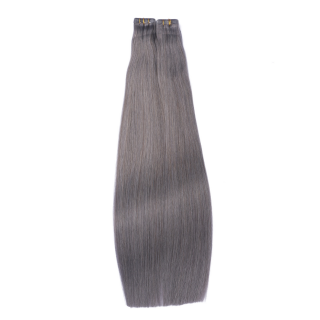 10 x Tape In - Darkgrey - Hair Extensions - 2,5g - NOVON EXTENTIONS 40 cm