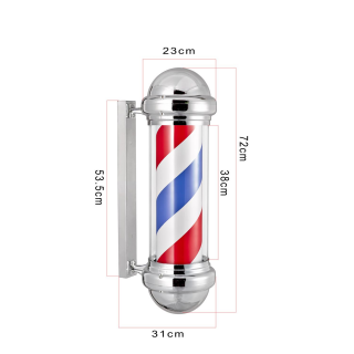 Novon Professional Barber Pole Classic Red / Blue