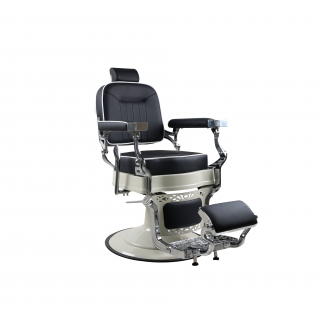 Barber Chair - PHOENIX - Black - Cream
