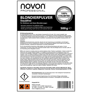 Novon Blondierpulver 500g - Blondiert Natrliche Und Gefrbte Haare