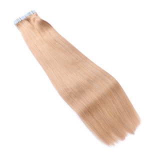 10 x Tape In - 20 Aschblond - Hair Extensions - 2,5g - NOVON EXTENTIONS 60 cm