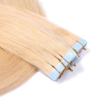 10 x Tape In - 24 Goldblond - Hair Extensions - 2,5g - NOVON EXTENTIONS 50 cm