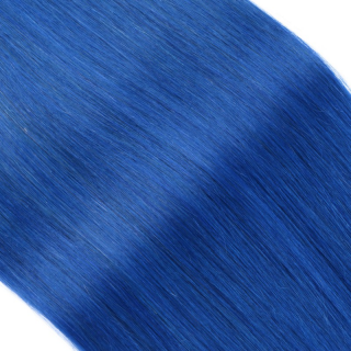 10 x Tape In - Blue - Hair Extensions - 2,5g - NOVON EXTENTIONS 50 cm