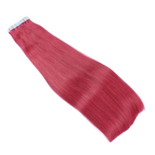 10 x Tape In - Burg - Hair Extensions - 2,5g - NOVON EXTENTIONS 40 cm
