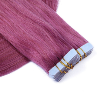 10 x Tape In - Violett - Hair Extensions - 2,5g - NOVON EXTENTIONS