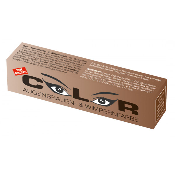 Comair Augenbrauen- und Wimpernfarbe BRAUN 15ml
