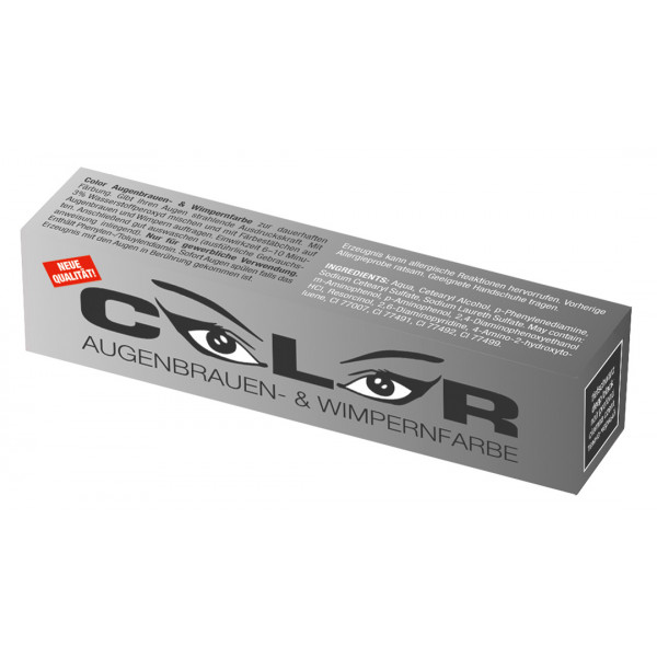 Comair Augenbrauen- und Wimpernfarbe TIEFSCHWARZ 15ml
