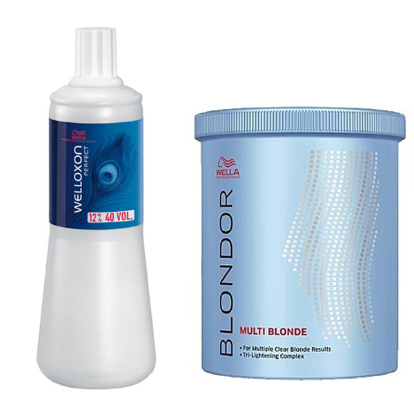 Wella Blondor Multi Blonde Blondierung 800g + Welloxon 12% 1000ml