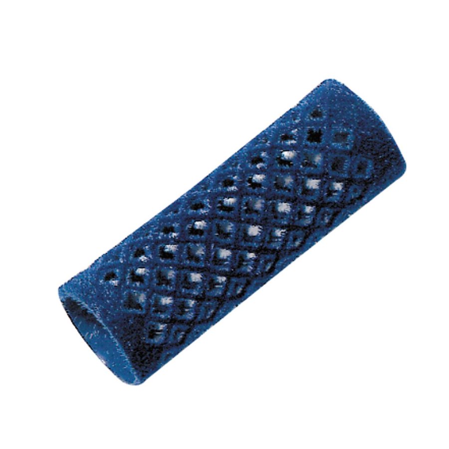 Comair Metallwickler beflockt 21 mm blau box