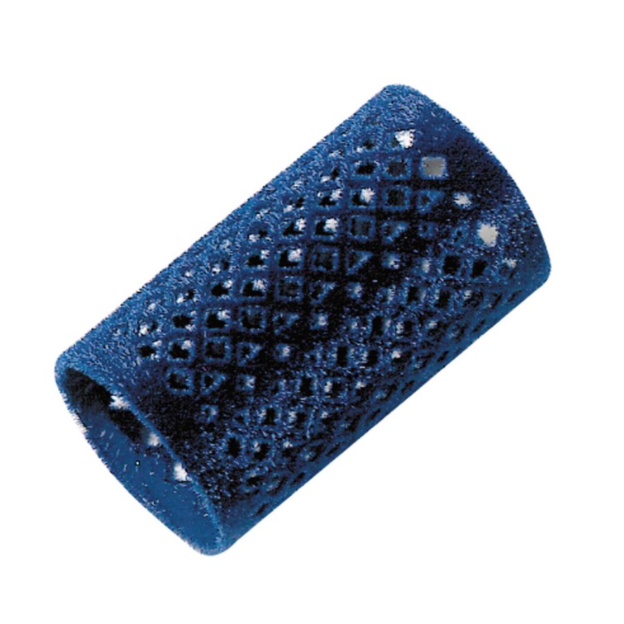 Comair Metallwickler beflockt 36 mm blau box