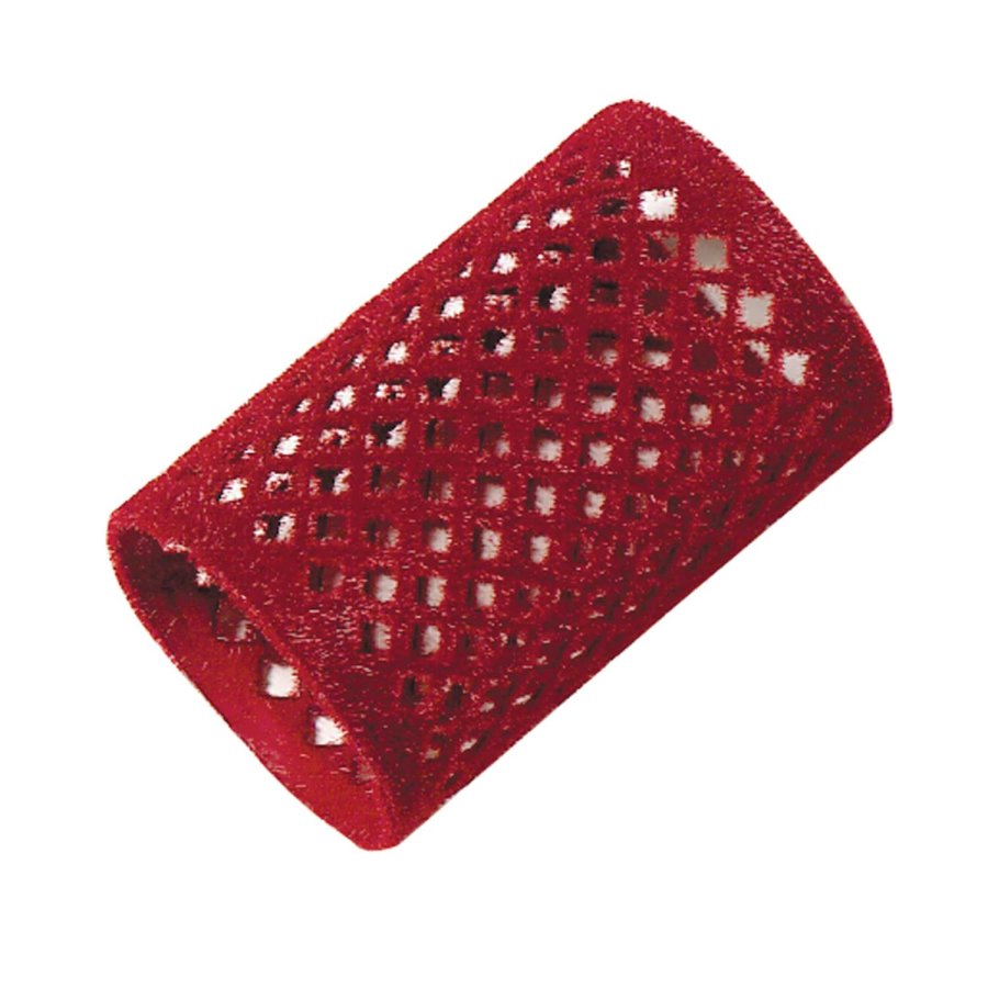 Comair Metallwickler beflockt 40 mm rot, 65 mm lang – 