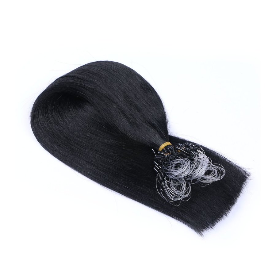 Microring Extensions #1 Schwarz aus Remy-Echthaar