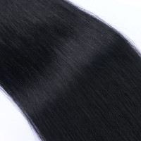 25 x Micro Ring / Loop - 1 Schwarz - Hair Extensions 100% Echthaar - NOVON EXTENTIONS