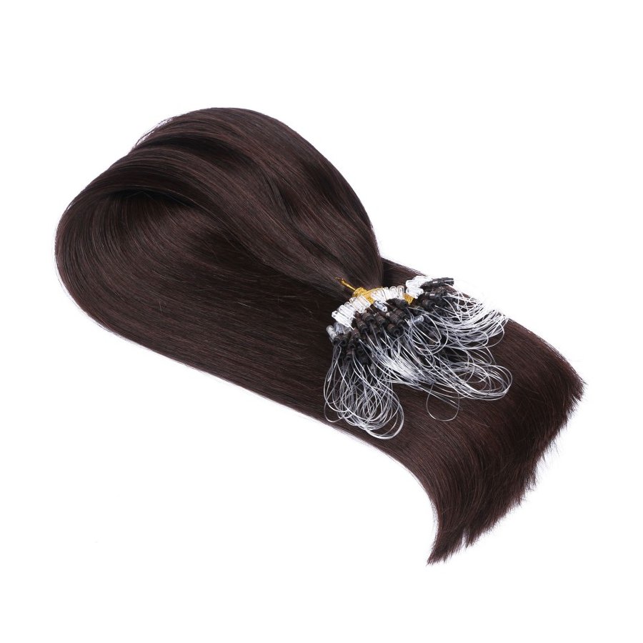 Microring Extensions #2 Dunkelbraun aus Remy-Echthaar