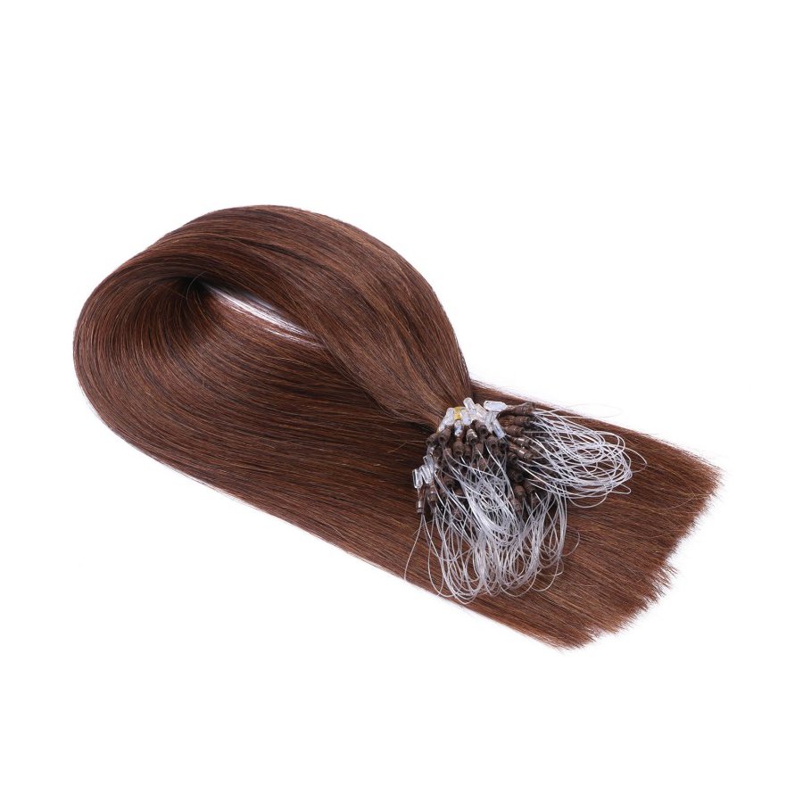 Microring Extensions #4 Schokobraun aus Remy-Echthaar