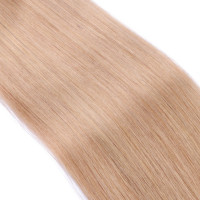 25 x Micro Ring / Loop - 20 Aschblond - Hair Extensions 100% Echthaar - NOVON EXTENTIONS