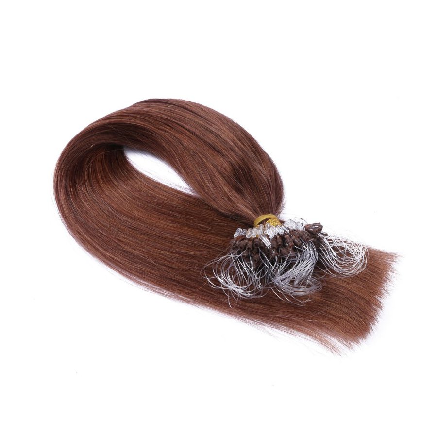 Microring Extensions #33 Rotbraun aus Remy-Echthaar