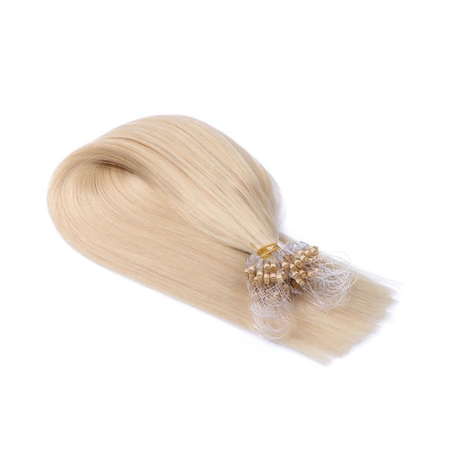 Microring Extensions #613 Helllichtblond aus Remy-Echthaar