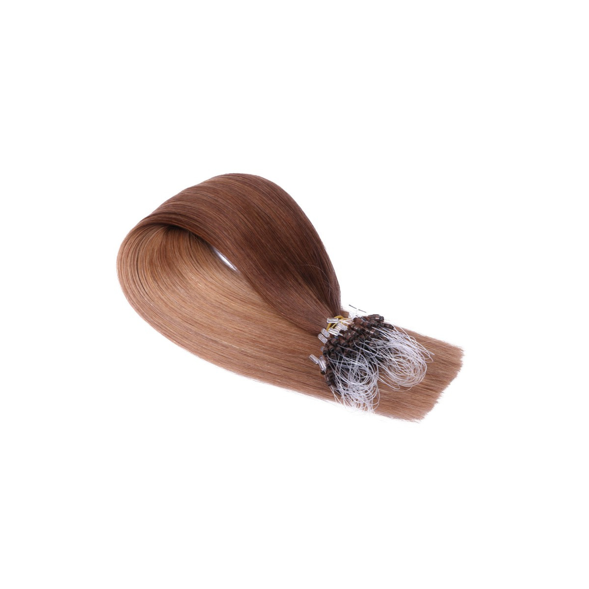 25 x Micro Ring / Loop - 4/27 Ombre - Hair Extensions...