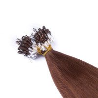25 x Micro Ring / Loop - 4/27 Ombre - Hair Extensions 100% Echthaar - NOVON EXTENTIONS