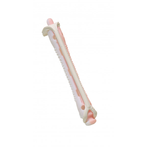 Comair KW-Wkl.2-fbg 12er 7mm kurz Rundgummi weiss/rosa Kaltwellwickler