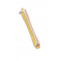 Comair KW-Wkl.2-fbg 12er 8mm lang Rundgummi gelb/rosa Kaltwellwickler