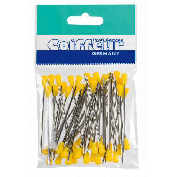 Comair Metallstecker m. Plastikkopf 50er Btl 65mm gelb