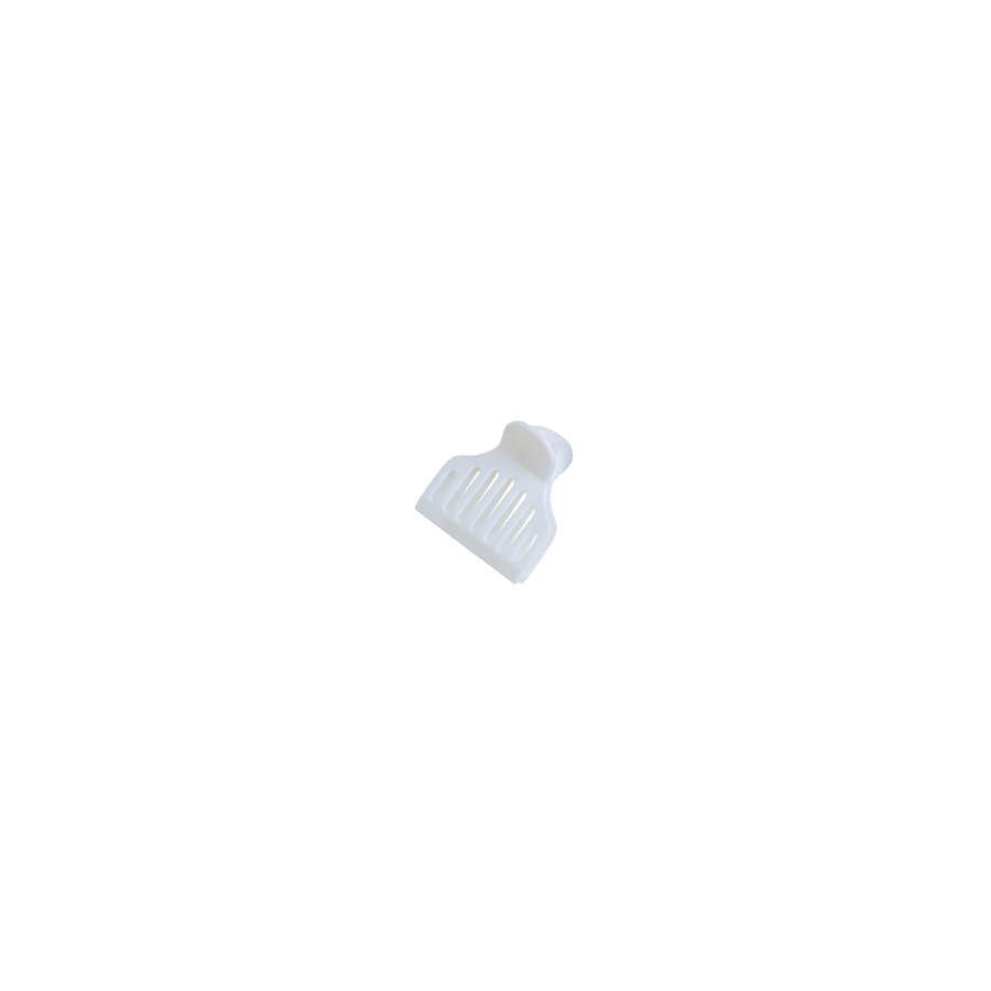 Abteilklammer Plastik Butterfly weiß – 6 St&uuml