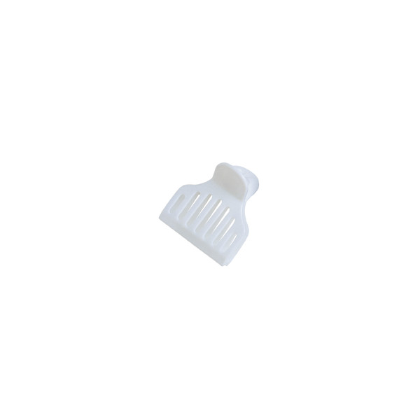 Abteilklammer Plastik Butterfly 6er Btl weiss
