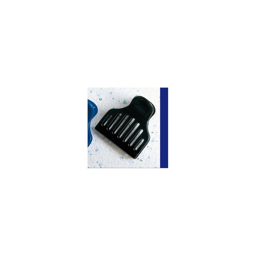 Abteilklammer Plastik Butterfly schwarz – 6 Stück