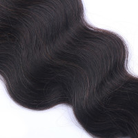 25 Keratin Bonding Hair Extensions - 1b Schwarzbraun - GEWELLT 100% Echthaar 1g Strähne - NOVON EXTENTIONS 60cm