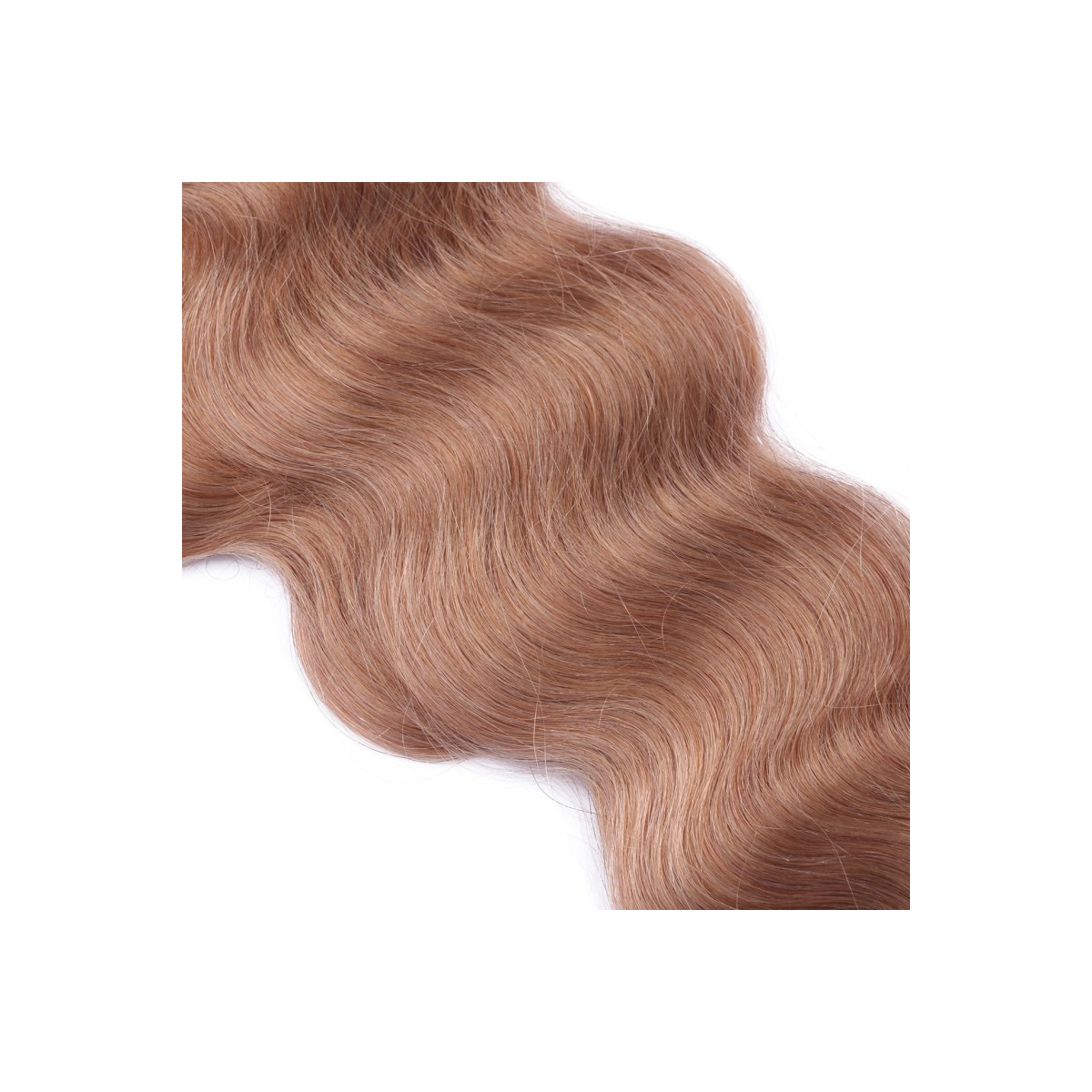 25 Keratin Bonding Hair Extensions - 12 Hellbraun -...
