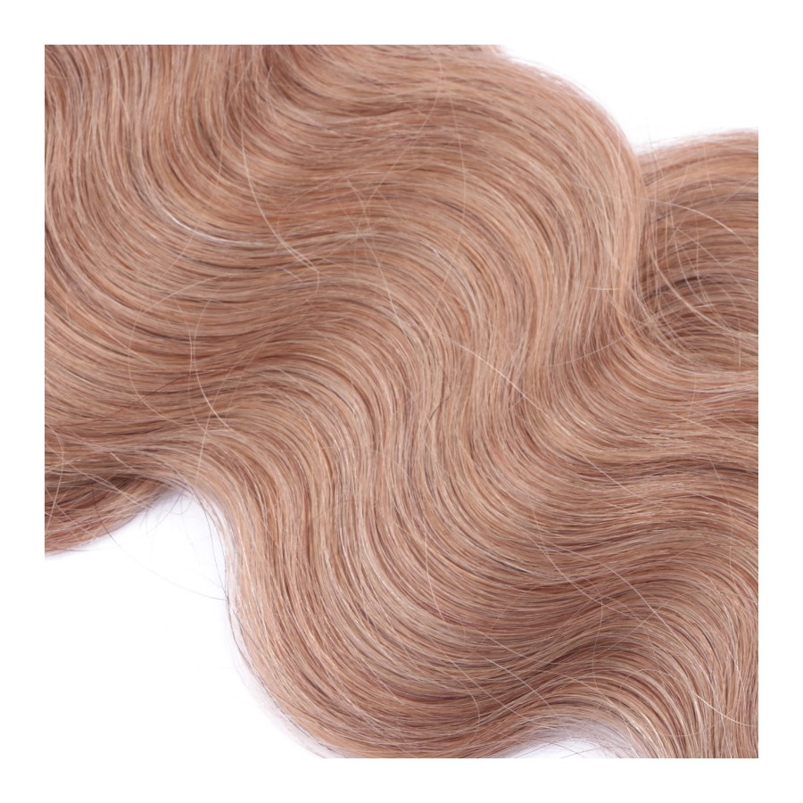25 Keratin Bonding Hair Extensions - 27 Honigblond - GEWELLT