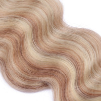 25 Keratin Bonding Hair Extensions - 12/613 Geträhnt - GEWELLT 100% Echthaar 1g Strähne - NOVON EXTENTIONS 60cm