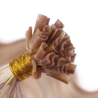 25 Keratin Bonding Hair Extensions - 12/613 Geträhnt - GEWELLT 100% Echthaar 1g Strähne - NOVON EXTENTIONS 60cm