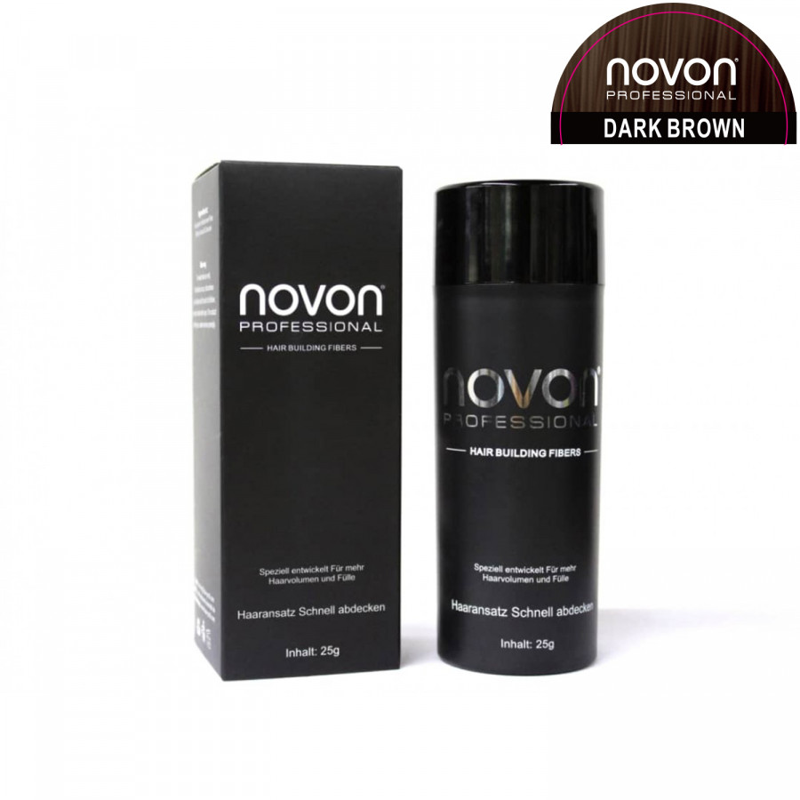 Novon Professional Hair Building Fiber - Black 25g -...