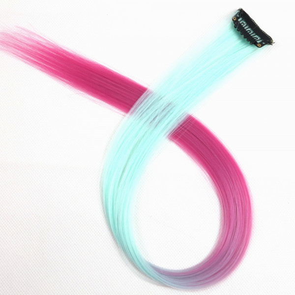 #23 - One Clip Extention - Kanekalon synthetisches Haar Clips in Hair Extensions