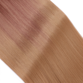 #4/27 Ombre - Clip-In Hair Extensions / 8 Tressen / Haarverlngerung XXL Komplettset 50 cm - Glatt