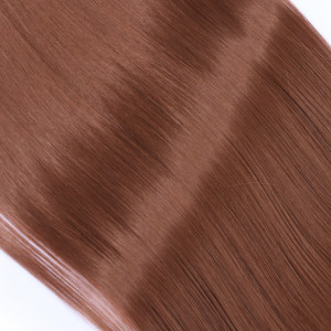 #6 - Clip-In Hair Extensions / 8 Tressen / Haarverlängerung XXL Komplettset 60 cm - Glatt