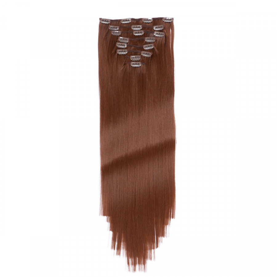 #8 - Clip-In Hair Extensions / 8 Tressen /...