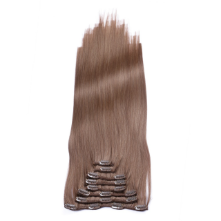 #10 - Clip-In Hair Extensions / 8 Tressen / Haarverlngerung XXL Komplettset 60 cm - Glatt